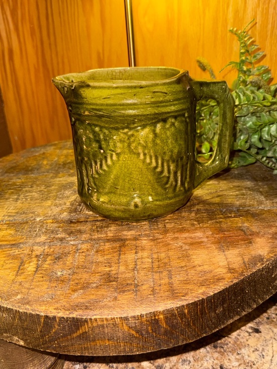 Other - Antique Brush McCoy Water Pitcher “Avenue of Trees” 5”Tall